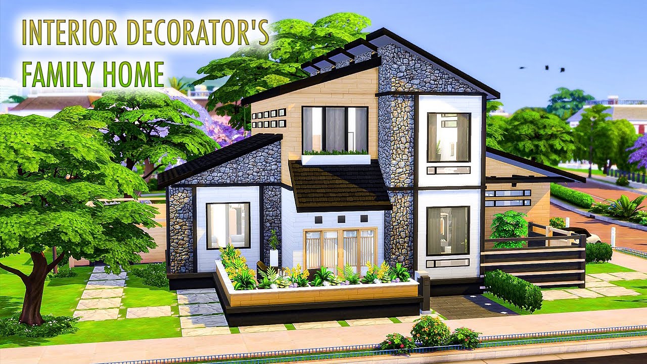 Interior Decorator's Dream Home / The Sims 4 / Speed Build / Дом Дизайнера / Симс 4 Интерьер Мечты