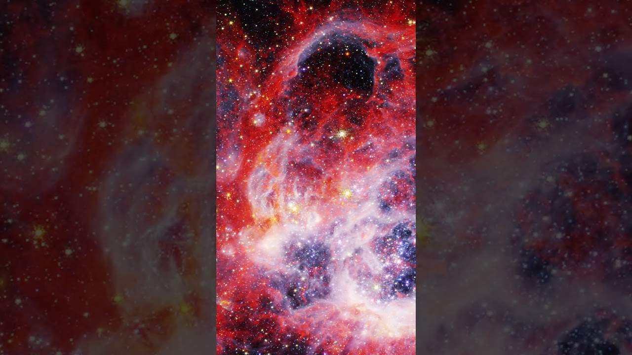 James Webb Unveils a Cosmic Nursery: Stunning View of Star Birth in NGC 604 #space #universe