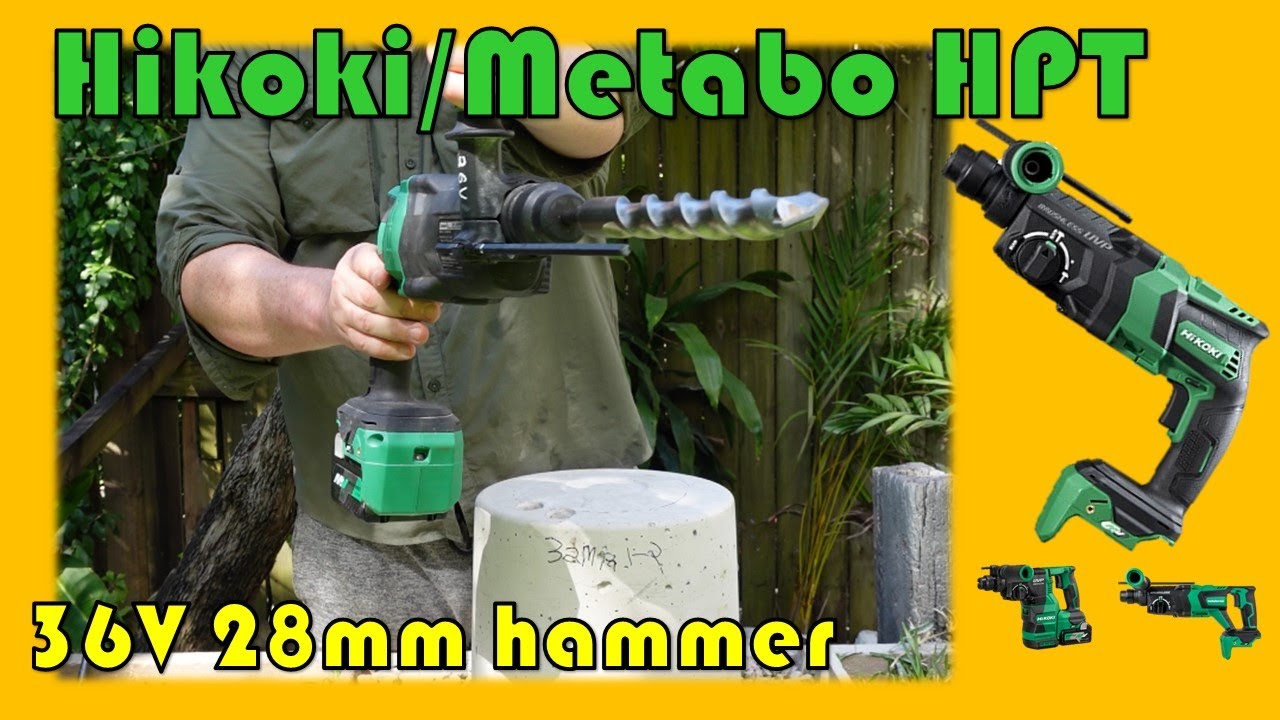 Тест и обзор производительности перфоратора Hikoki 36V (DH36DPE)