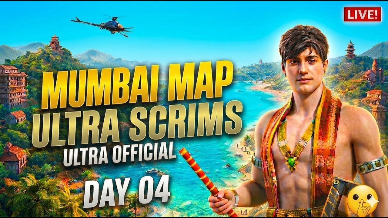 [HINDI] ULTRA OFFICIAL  ULTRA SCRIMS LIVE DAY 04  || SCARFALL 2.0 LIVE STREAMING