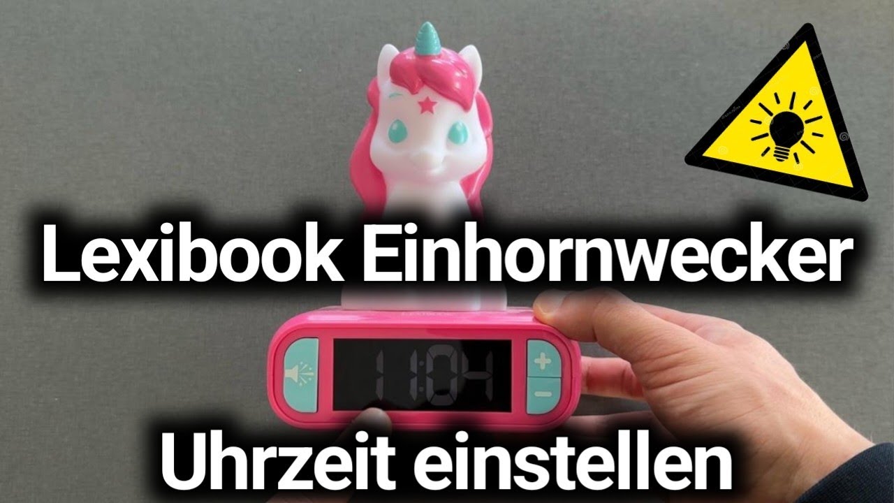 Lexibook Wecker Uhrzeit einstellen - Uhr umstellen - Anleitung! | Lexibook RL800UNI 🕖✅