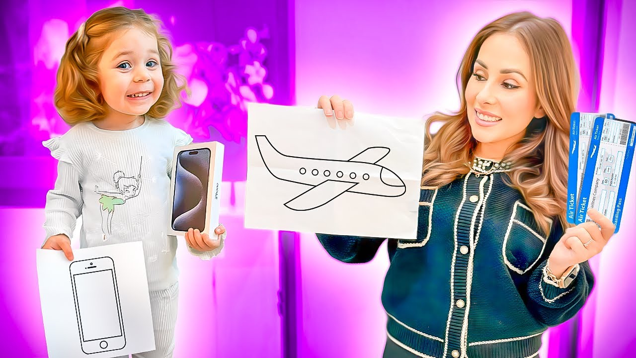 اي شي ترسمه راح اشتري لك 🛍️ لازم نسافر ✈️😨