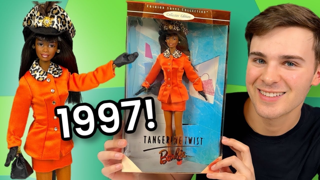 Tangerine Twist Barbie by Kitty Black Perkins - Unboxing & Review! Dolls from the 90s!