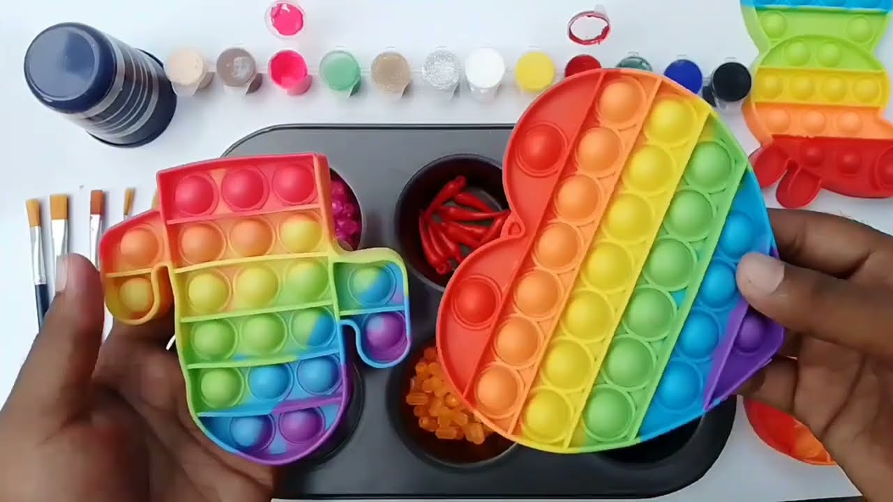 Satisfying Video l DIY How To Make DIY 6 Full Slimes SPRUNKI Candy Lollipop Labubu Paint Color ASMR