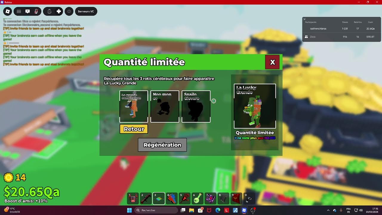 trade steal a brairot