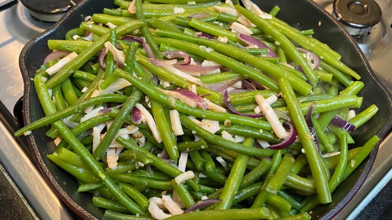 How To Prepare Green Beans Recipe//Masof's kitchen