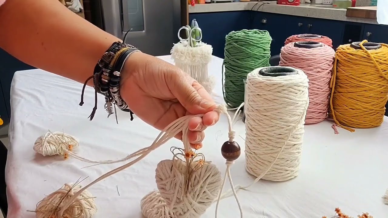 DIY - PAINEL rustico de MACRAMÊ  - Wall Hanging - MACRAMÊ para iniciantes