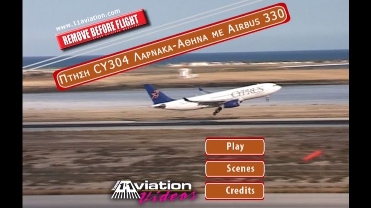 In-flight Cyprus Airways Airbus A330 5B-DBT - Flight CY304
