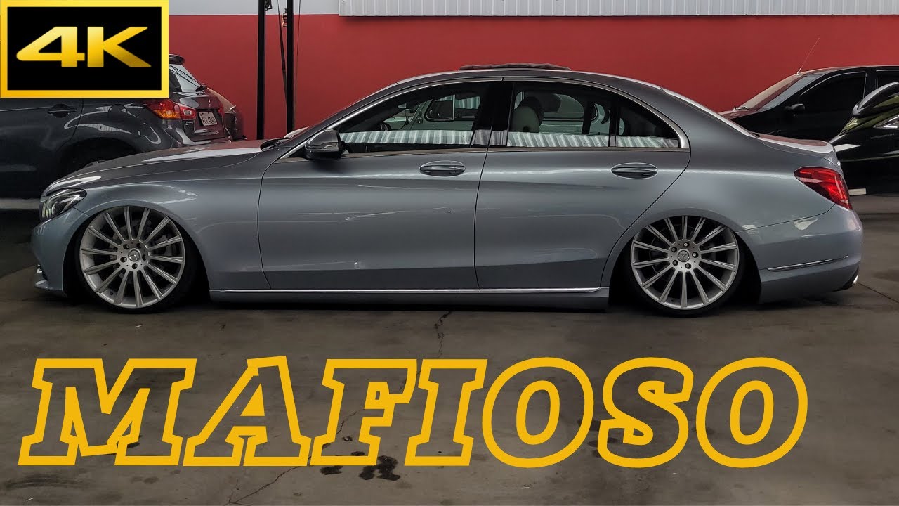 MERCEDES C180...1.6 TURBO...SUSPENSÃO A AR...ARO 20...ENCOSTA NO CHÃO!!!