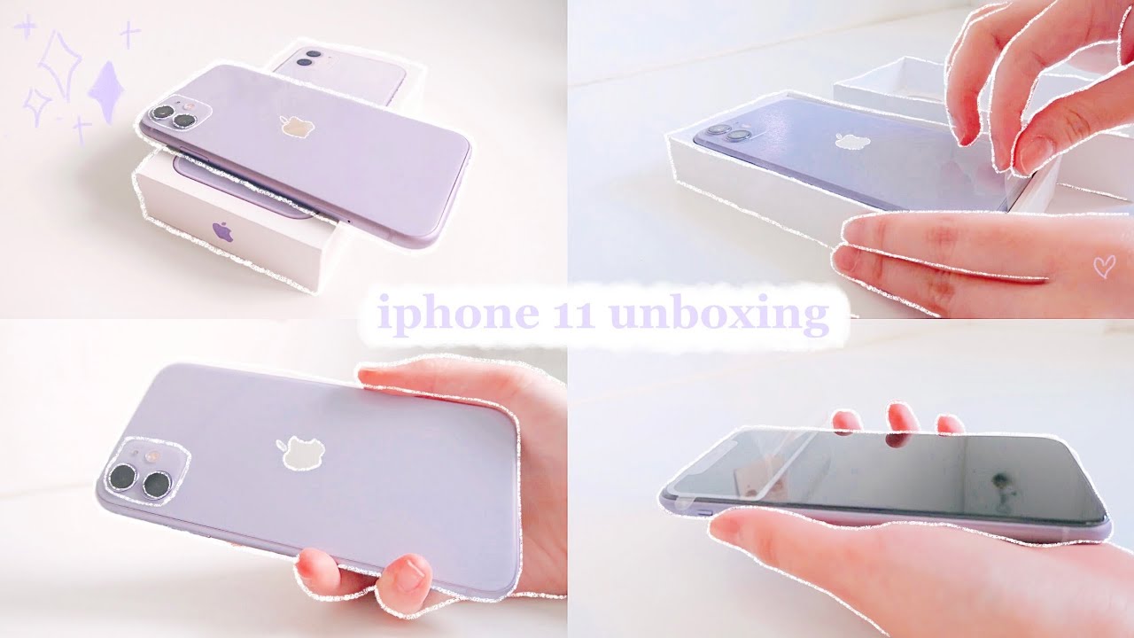 purple iphone 11 unboxing 💜 | singapore