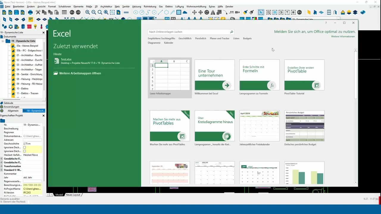 023 - NeuesIN zur Version 17-0 - Vorlagen und Automatisieren Dynamische Liste