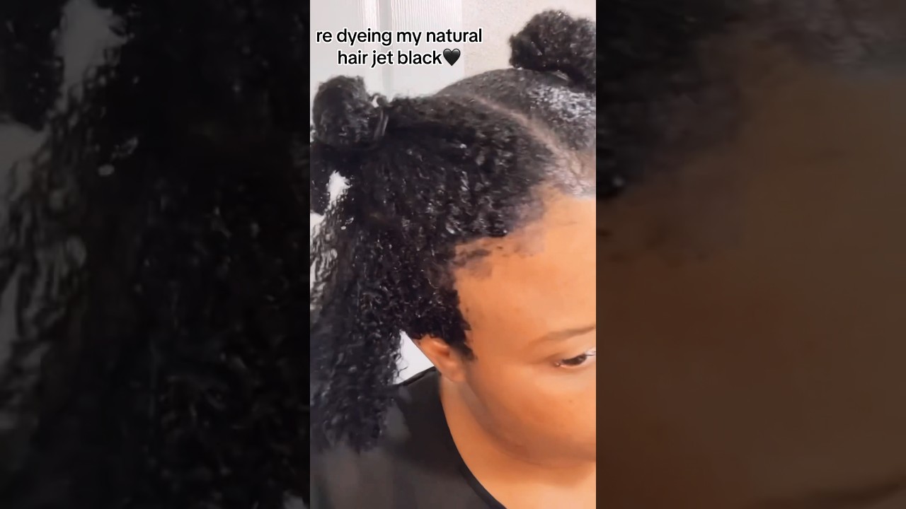 JET BLACK HAIR DYE 