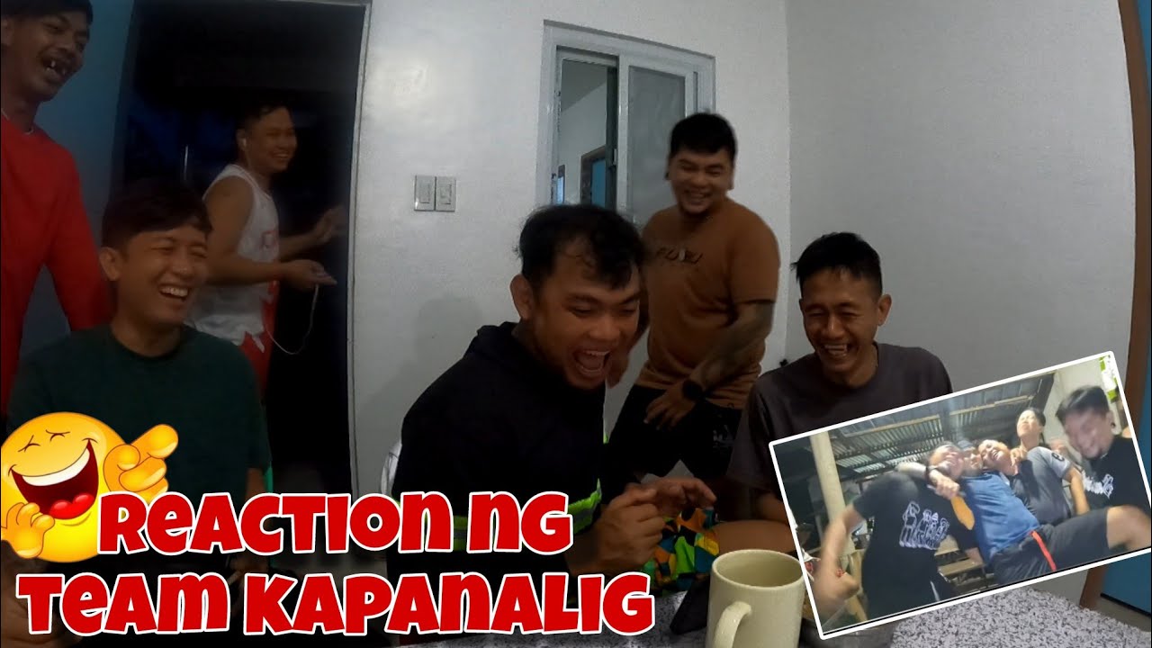REACTION NG TEAM KAPANALIG  AFTER NG LIVE I LUMABAS SI KARATE KID WITH  CAN YOU PLS I TEAM SUBASKO 