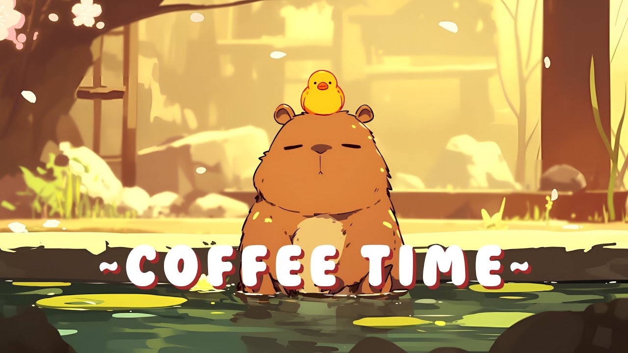 [1 Hour] Capybara Chill Station - Chill Beats to Help You Relax ~ Warm Feelings ~ 🎵 | High Quality