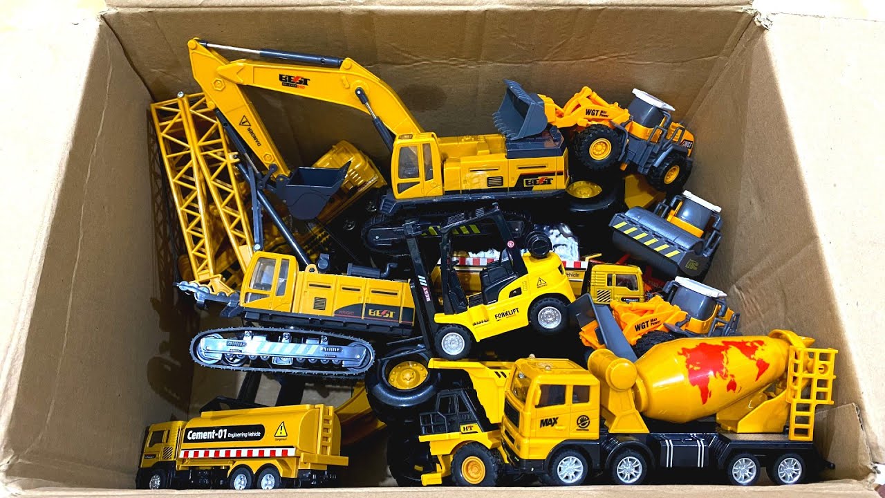 KABOLITE K350-200 DIGGER, MEGA RC TRUCKS, RC TRACTORS, RC MACHINES COLLECTION!! EXCAVATOR LESU ET30H
