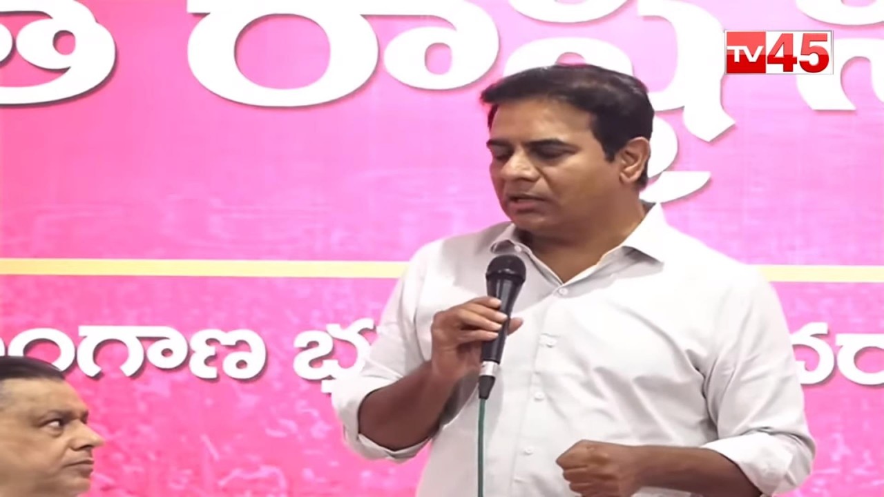 KTR Hits Back at Congress in Press Meet | Telangana Politics