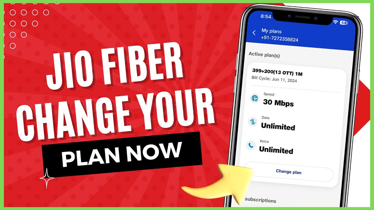 NEW! How To Change Jio Fiber Postpaid Plan 2026!