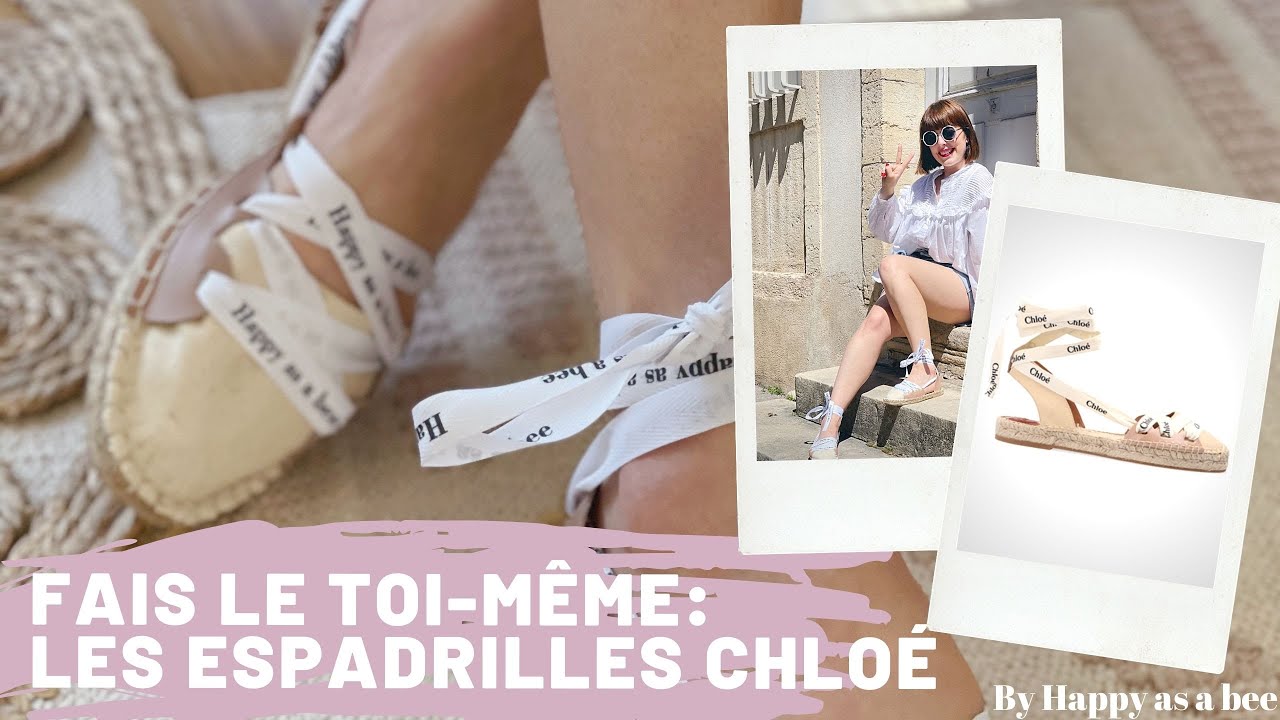 Fais-le toi-même #6 - Les espadrilles Chloé