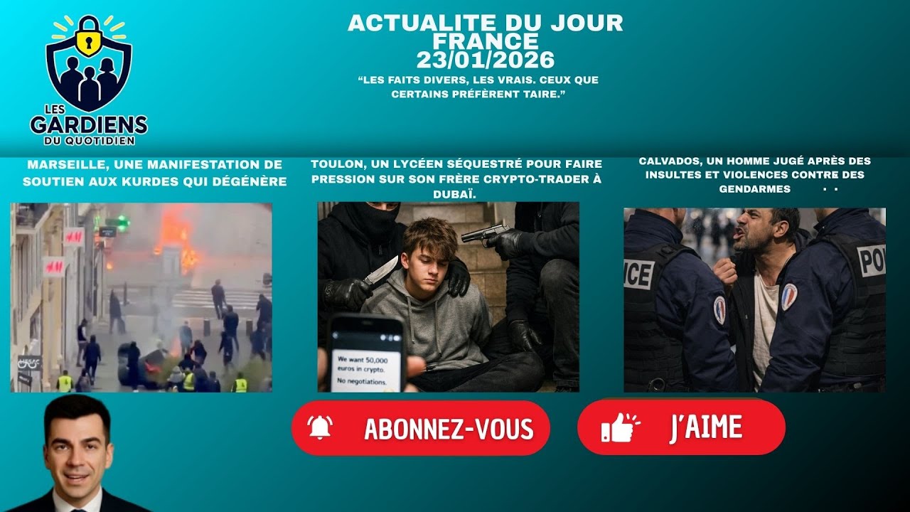 Les Gardiens du Quotidien du 23 Janvier 2026