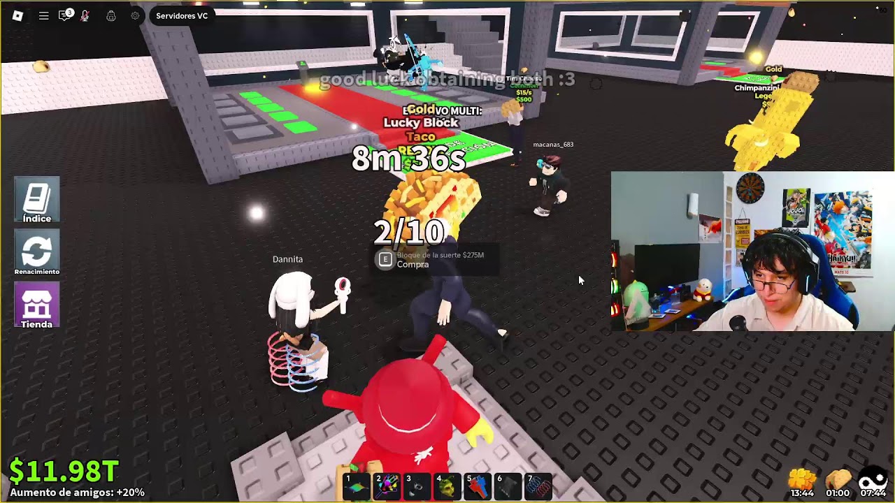 Martes de Tacos 🌮 + ADMIN ABUSE en Steal a Brainrot 👾🔥