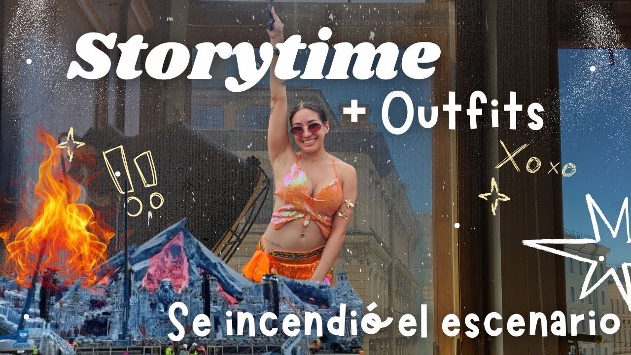 ASMR espa&ntilde;ol susurros | Storytime susurrado de mi viaje a Europa + outfits de Tomorrowland 🎶✨