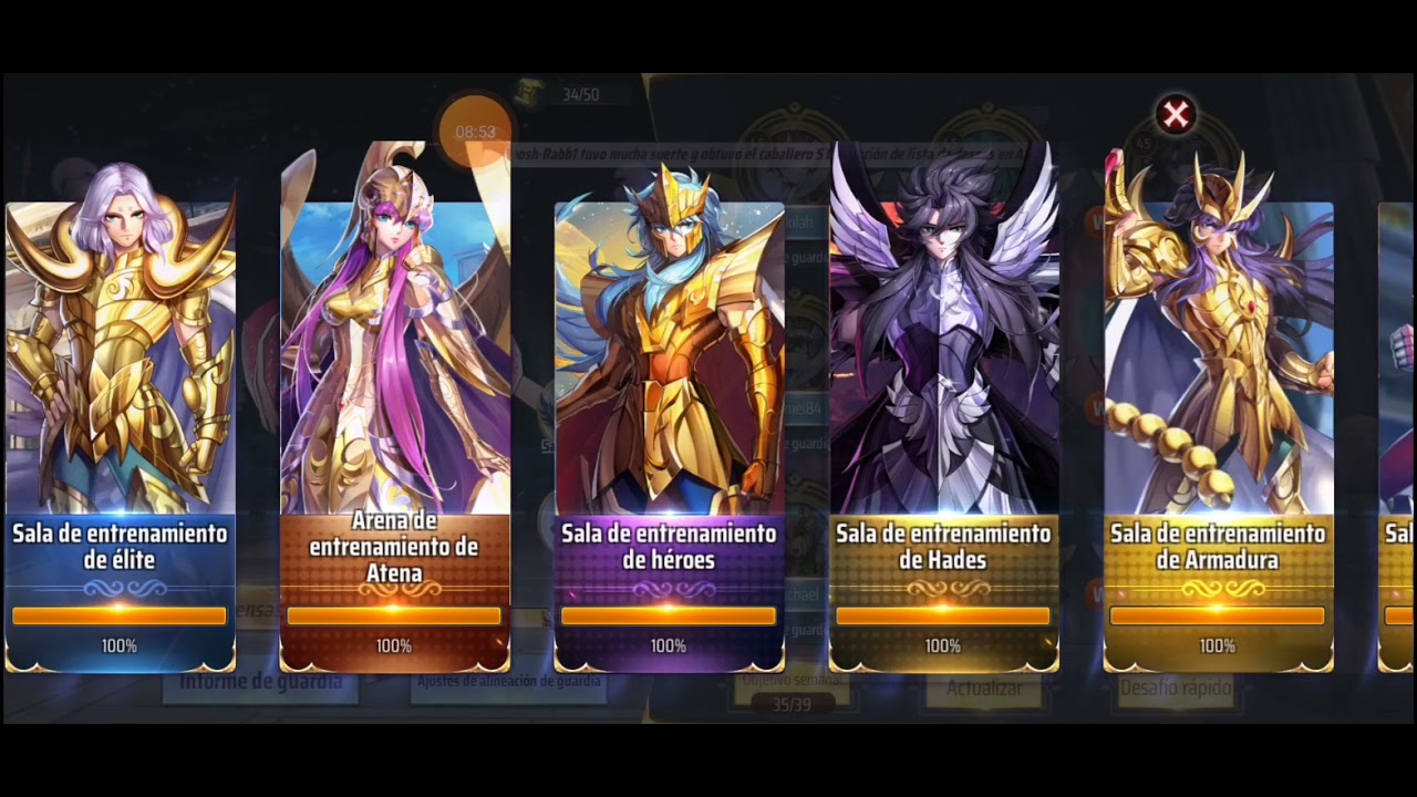 Cómo aplicarle un reset a las habilidades de tu Caballero en Saint Seiya
