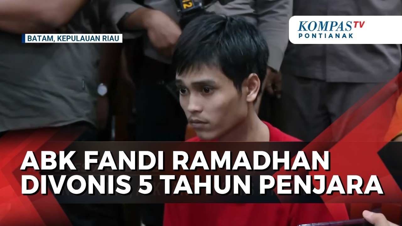 Kasus Penyelundupan 2 Ton Sabu di Batam, ABK Fandi Divonis 5 Tahun Penjara