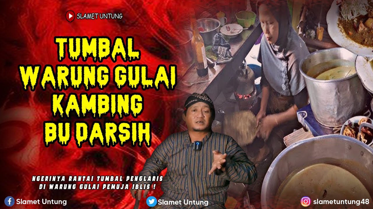 KISAH SERAM MENGERIKAN ❗❗ TUMBAL WARUNG MAKAN GULAI KAMBING BU DARSIH ❗❗ PODCAST HOROR