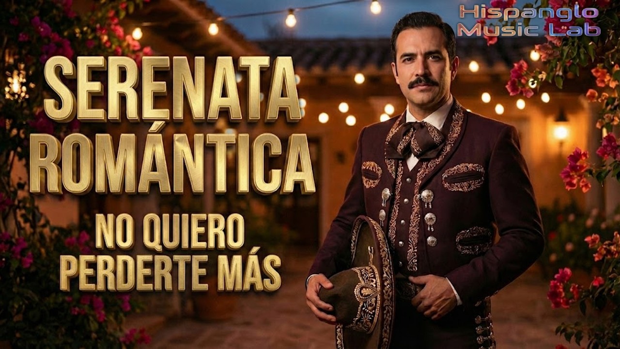 No Quiero Perderte Más - Serenata Romántica (Balada Ranchera) ¡INÉDITO! [HISPANGLO MUSICLAB]
