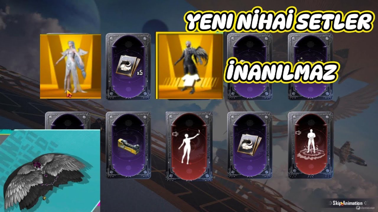 YENİ NİHAİ SETLER OYUNA GELDI😱😱 / SANDIK AÇILIMI / YILAR SONRA FACECAM AÇTIM #pubgmobile #youtube