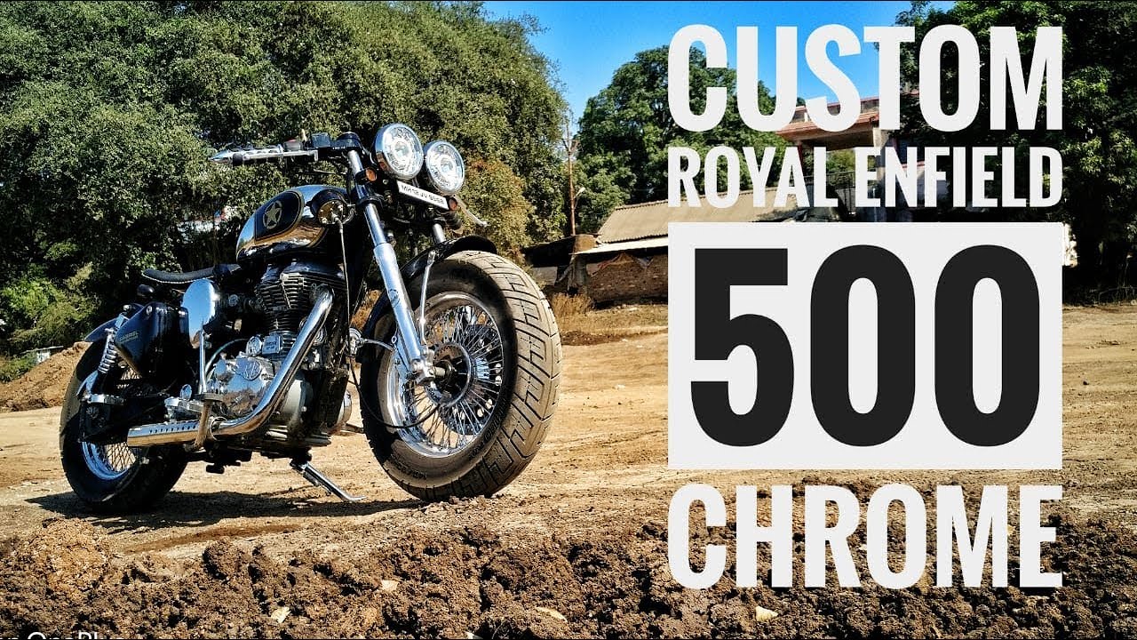 MODIFYING ROYAL ENFIELD CLASSIC 500 CHROME | GABRIEL MOTORCYCLES | SO MUCH GLOSS..!