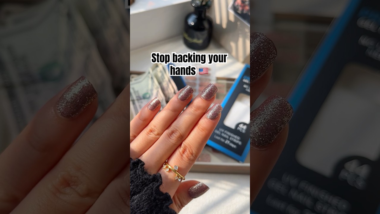 Stop baking your hands!Real Nail Strips (No UN Lamp Needed)🇺🇸Link in bio 