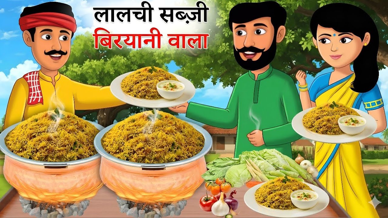 लालची सब्ज़ी बिरयानी वाला | lalchi sabji biryani wala | hindi stories | hindi kahani | kahaniya