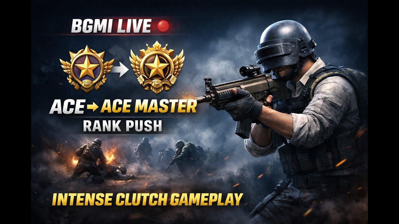 BGMI LIVE 🔴 | ACE ➜ ACE MASTER RANK PUSH | INTENSE CLUTCH GAMEPLAY | XypherKillzYT #bgmilive  #bgmi