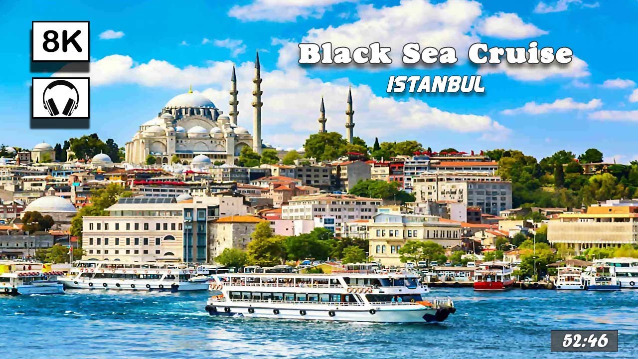 |4k| 🇹🇷 | Black Sea | Bridge Between Europe And Asia | Bosphorus | Istanbul, Turkey