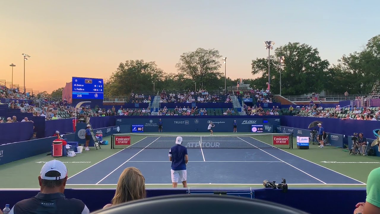 Daniel Evans vs Lucas Pouille Final set highlights at Winston-Salem 2021