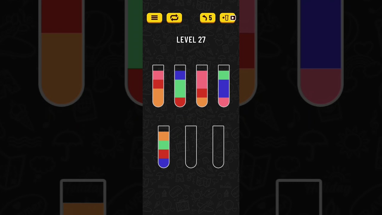 Water Sort Puzzle Level 27