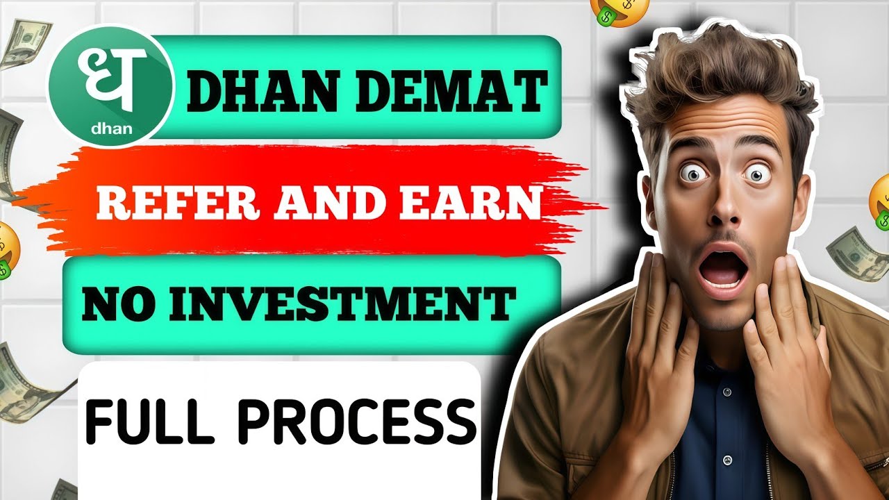 DHAN DEMAT ACCOUNT REFER AND EARN PROCESS|DHAN APP DEMAT ACCOUNT REFER AND EARN| DHAN REFER EARN