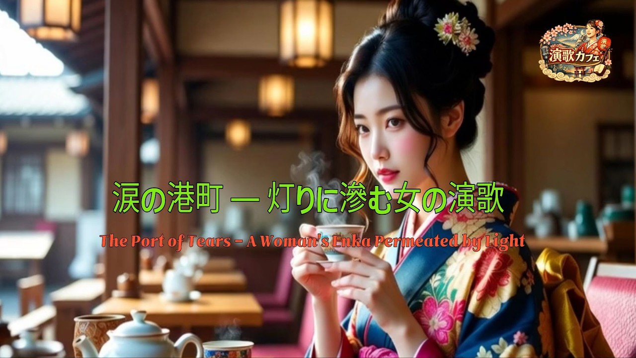 涙の港町 ― 灯りに滲む女の演歌 / The Port of Tears - A Woman's Enka Permeated by Light/#涙の港町#演歌#日本演歌#演歌集#港演歌#酒場演歌