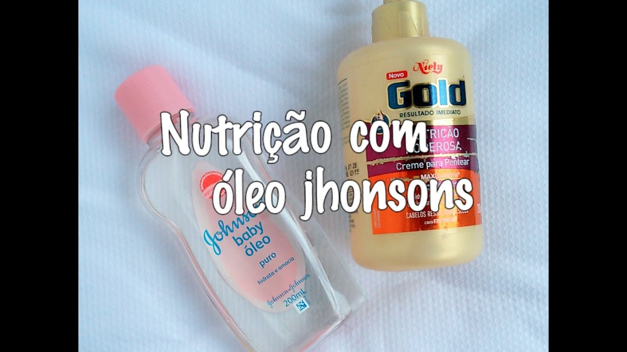 Nutricao com óleo para bebe  jhonsons   #VEDA1