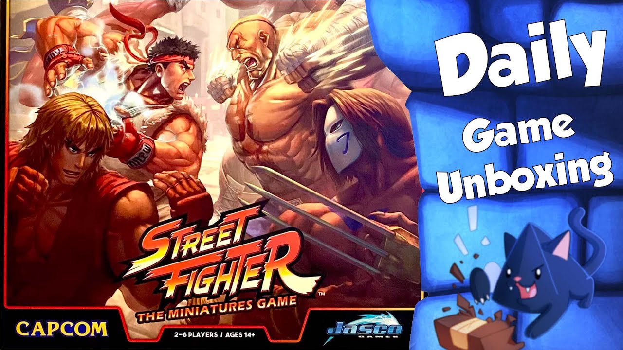 Street Fighter: The Miniatures Game - Daily Game Unboxing