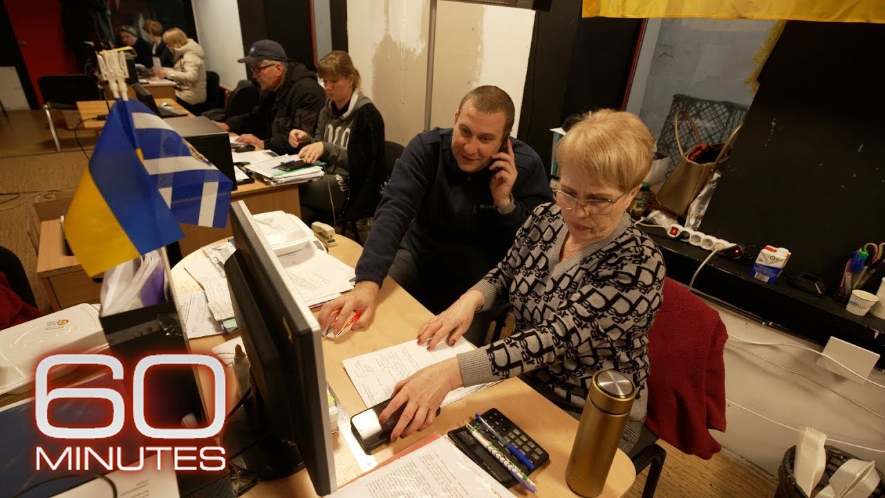 A makeshift, underground city hall in Ukraine | 60 Minutes