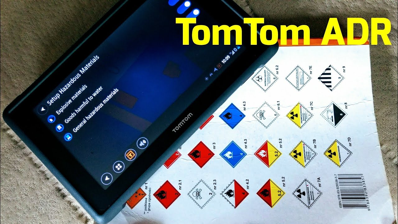 TomTom PRO 8275 Danger goods ADR route planning Truck satnav