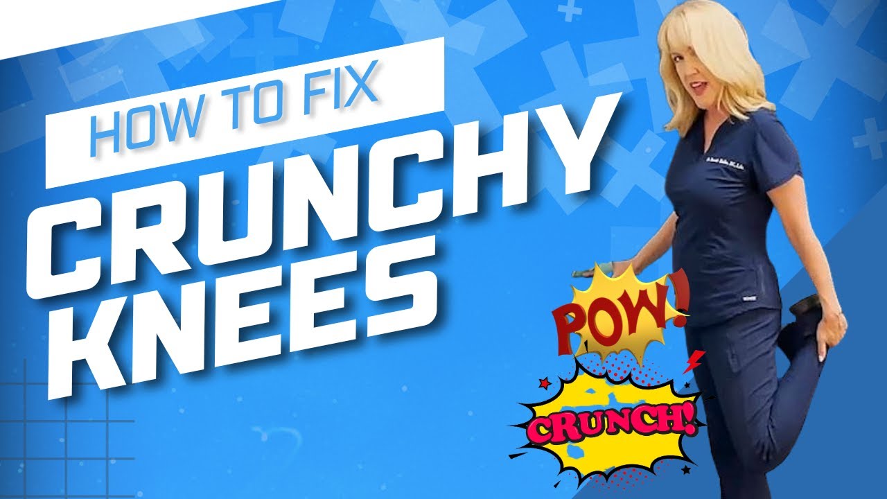 How to Fix Crunchy Knees! 9 stretches to get it DONE FAST!