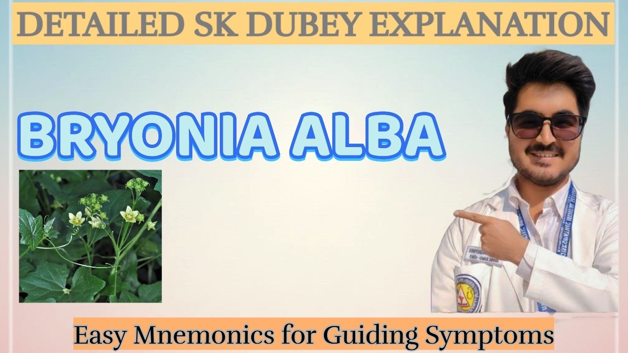 BRYONIA ALBA(Understanding Remedy in a Simple Way 🌿)