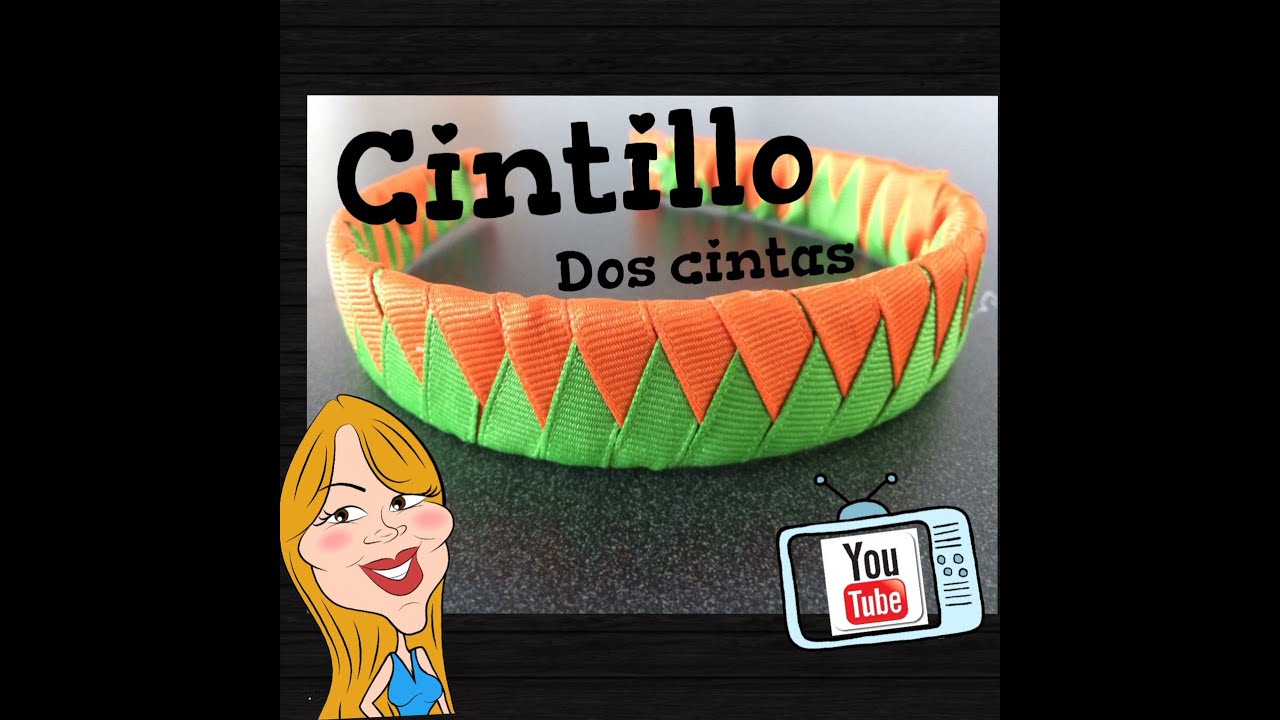 Como hacer un Cintillo de 2 cintas - How to make a headband | Creations Nani