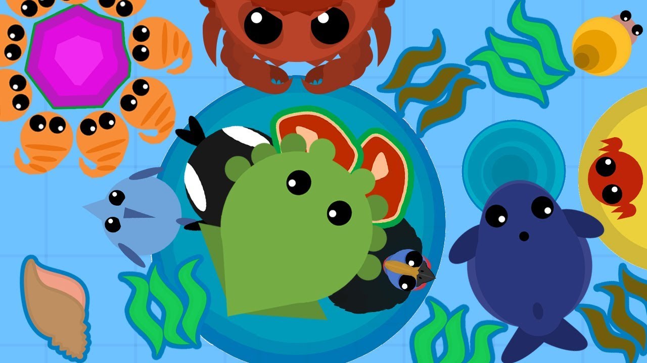 ЭВОЛЮЦИЯ ПОЕДАНИЯ - MOPE.IO МЯСНАЯ СХОДКА В ИГРЕ МОПИО