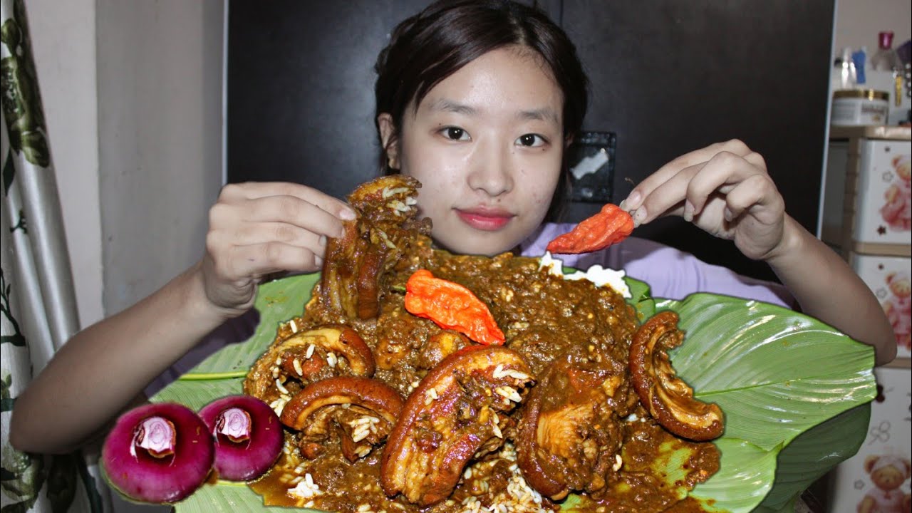 Anishi With Pork | Naga Dish 😋|