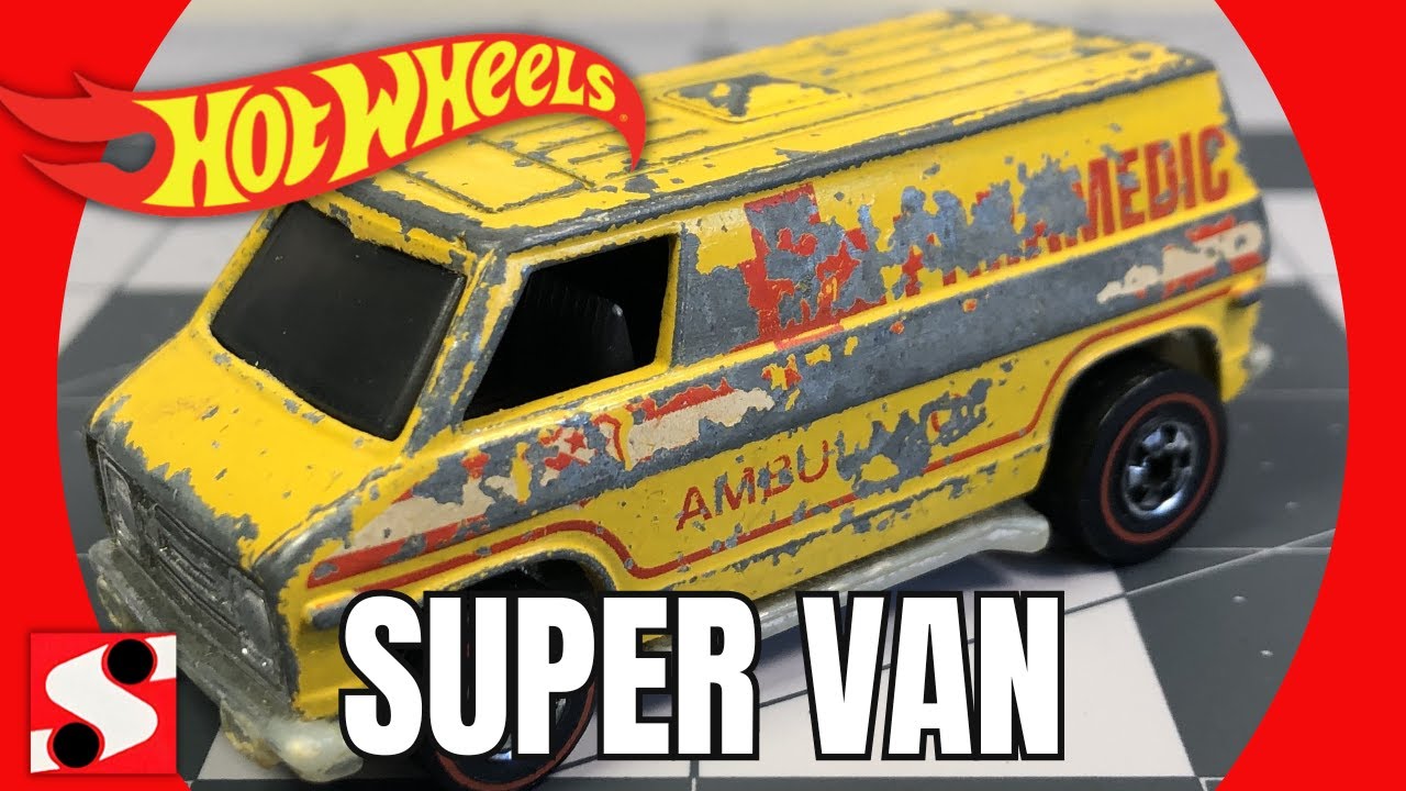 Hot Wheels Super Van - Rattlecan Redline Restoration #hotwheels #supervan #diecastrestoration