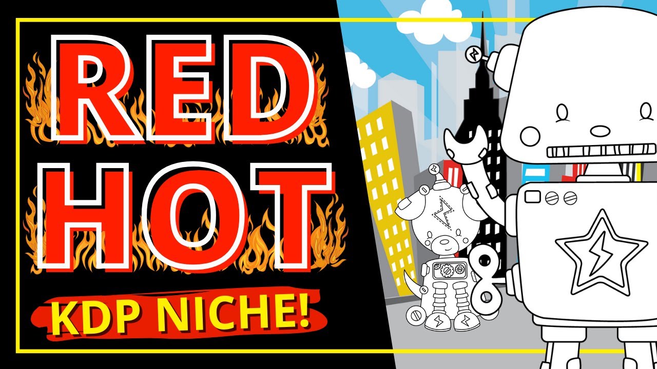RED HOT KDP Niche! Amazon KDP Niche Research for Low Content Book Publishing